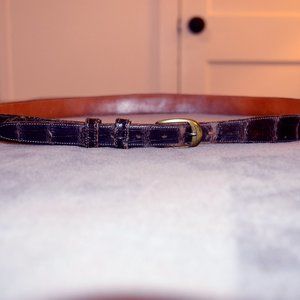 Authentic Lucchese Brown Belt